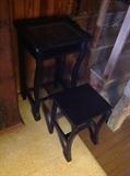 Vintage Fold out chair / Telephone Table $ 100.00