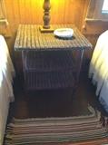 Wicker End Table $ 50.00