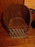Primitive Pig Skin Chair $ 100.00