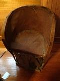 Primitive Pig Skin Chair $ 100.00