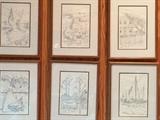 Set of 6 Claude Howell Prints $ 120.00