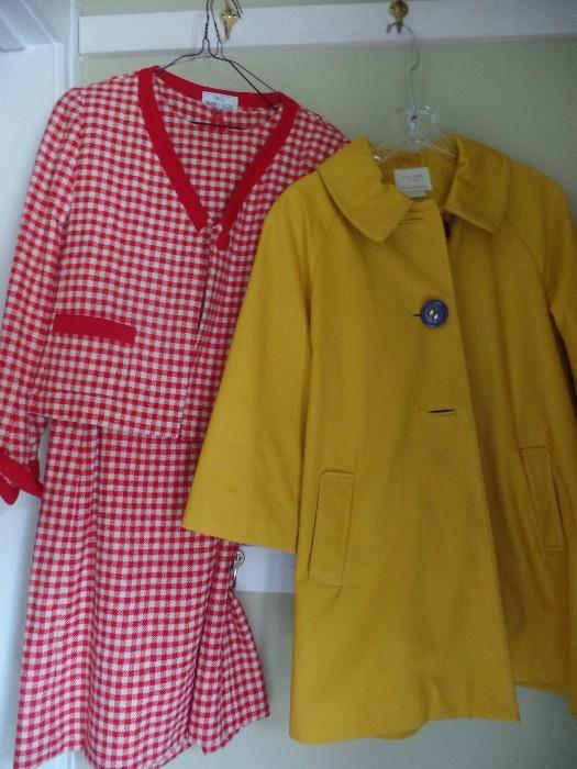 Kate Spade coat and Vintage Vogue suit 