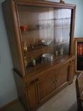 Mid Century Bernhardt Curio Cabinet.With Storage