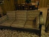 70's Wood Base, Sofa Comfy!