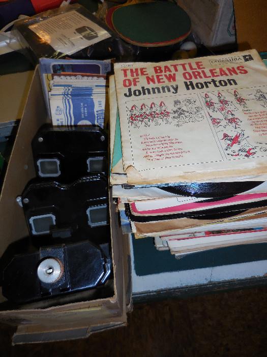 Vintage View Master, Slides SOLD..Records for sale