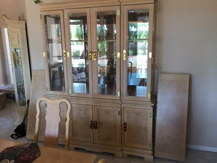 Gorgeous Lighted China Cabinet