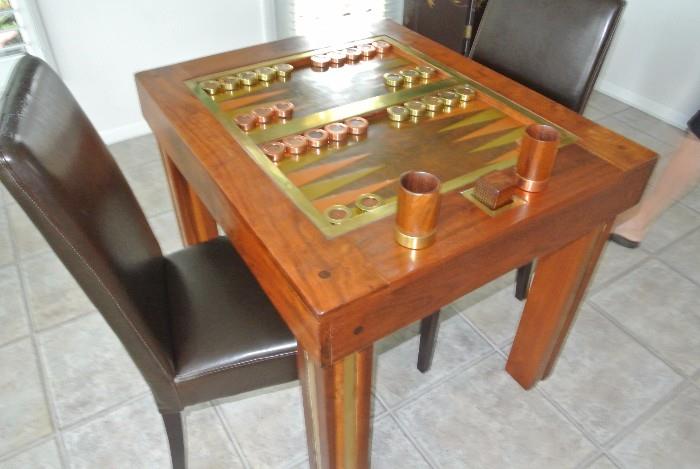 “Parson's Style” Custom Backgammon Table
(Made in 1977 by David Rudzinski)
$2500 OBO (Taking Phone Offers)
