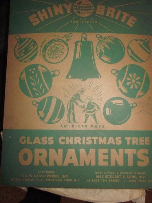 Shiny Brite, Glass Christmas Ornaments