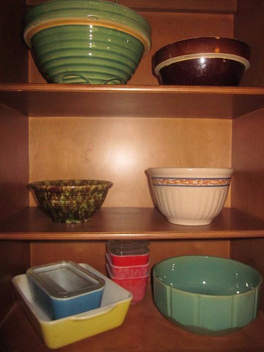 pottery, bowls