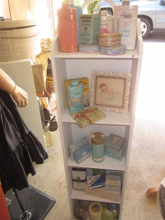 Vintage products, display items