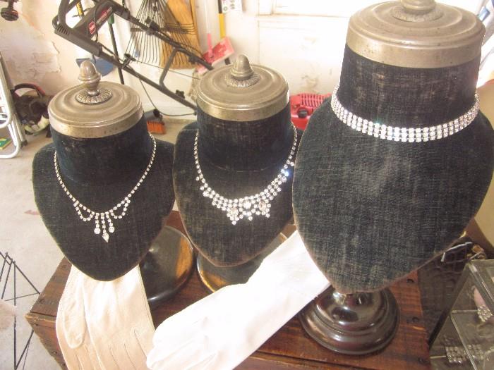 Jewelry displays, costume jewelry