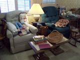 Recliners, tiered table and much more