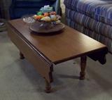 Tell City maple drop leaf coffee table