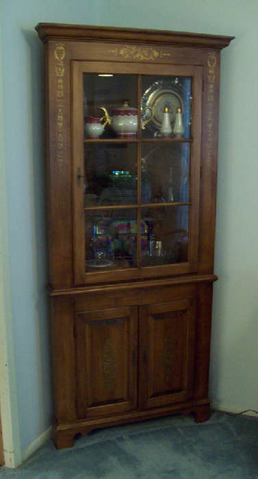 Hitchcock corner cabinet