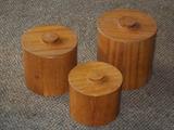 Teak canisters