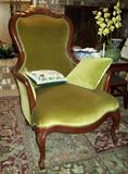 His and Hers Victorian chairs