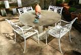 Wrought iron patio set