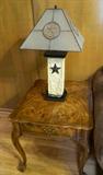 Matching pair of lamps and Weiman end tables
