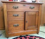 Oak washstand