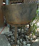 Large cast iron pot