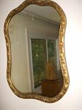 Gilt frame mirror