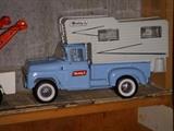 Buddy L pick-up with camper