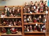 Pipka Santas, Jim Shore Santas and other collectable Santa Clauses