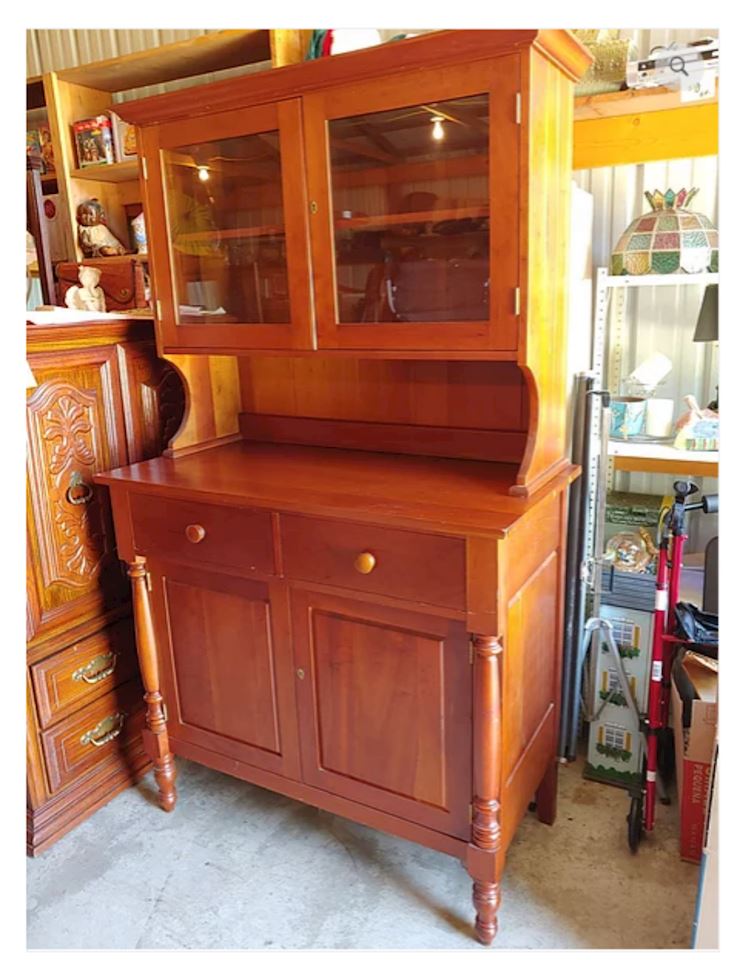 Antique Hutch Cabinet
