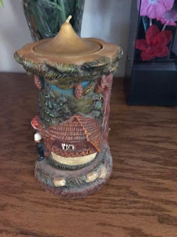 German decorative candle