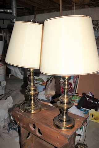 Brass Vintage Table Lamps