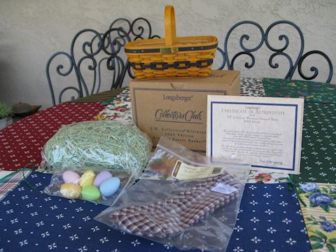 2003 JW Miniature Easter Basket