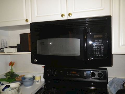 Black GE Microwave