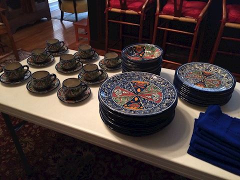 Mexican Hand Painted Dishes
