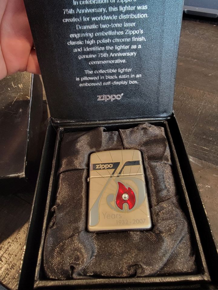 75th Anniversary #1 of 14,000 Zippo Lighter*** bidding ends 8/22 $350.00 |  EstateSales.NET