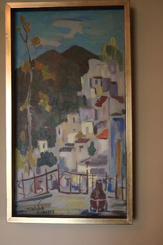 ISREALI MILIA LAUFER ORIGINAL OIL PAINTING