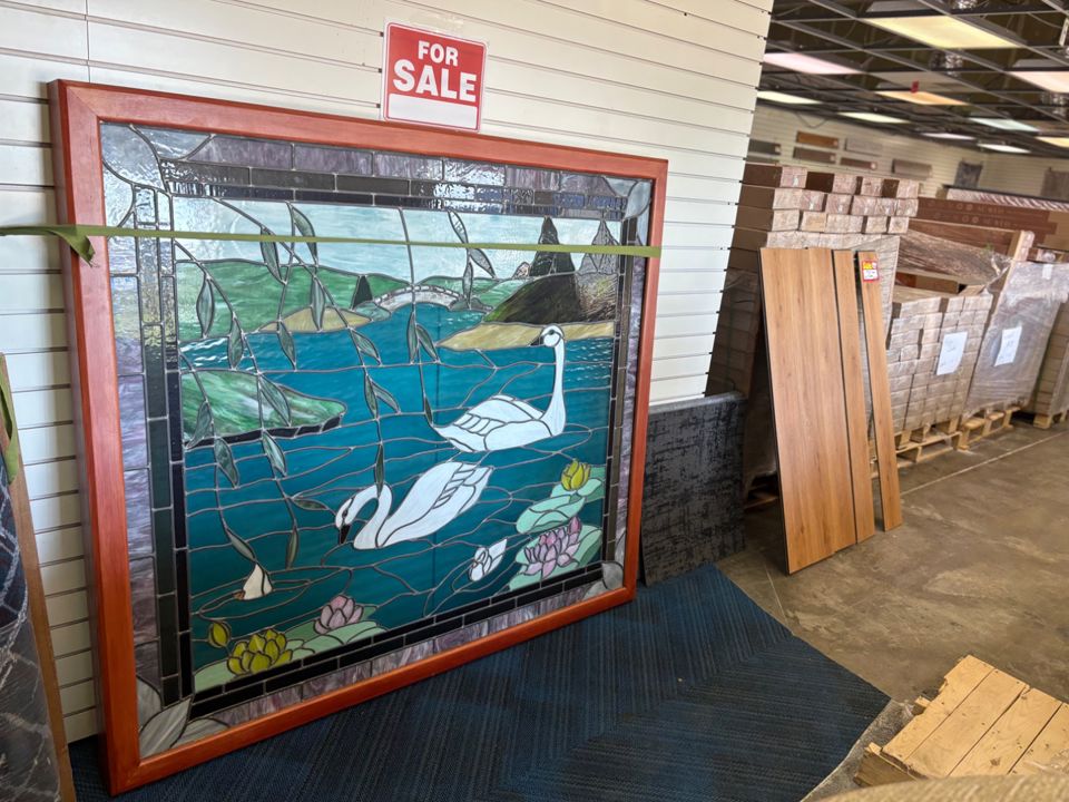 Custom made stain glass windowx