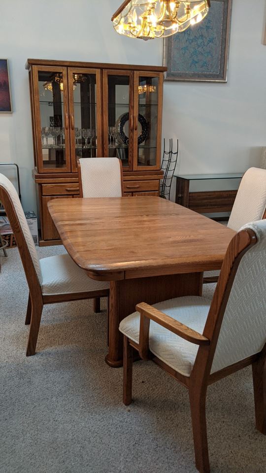 Desk $10, Entertainment center - $10 -- BRIGHTON