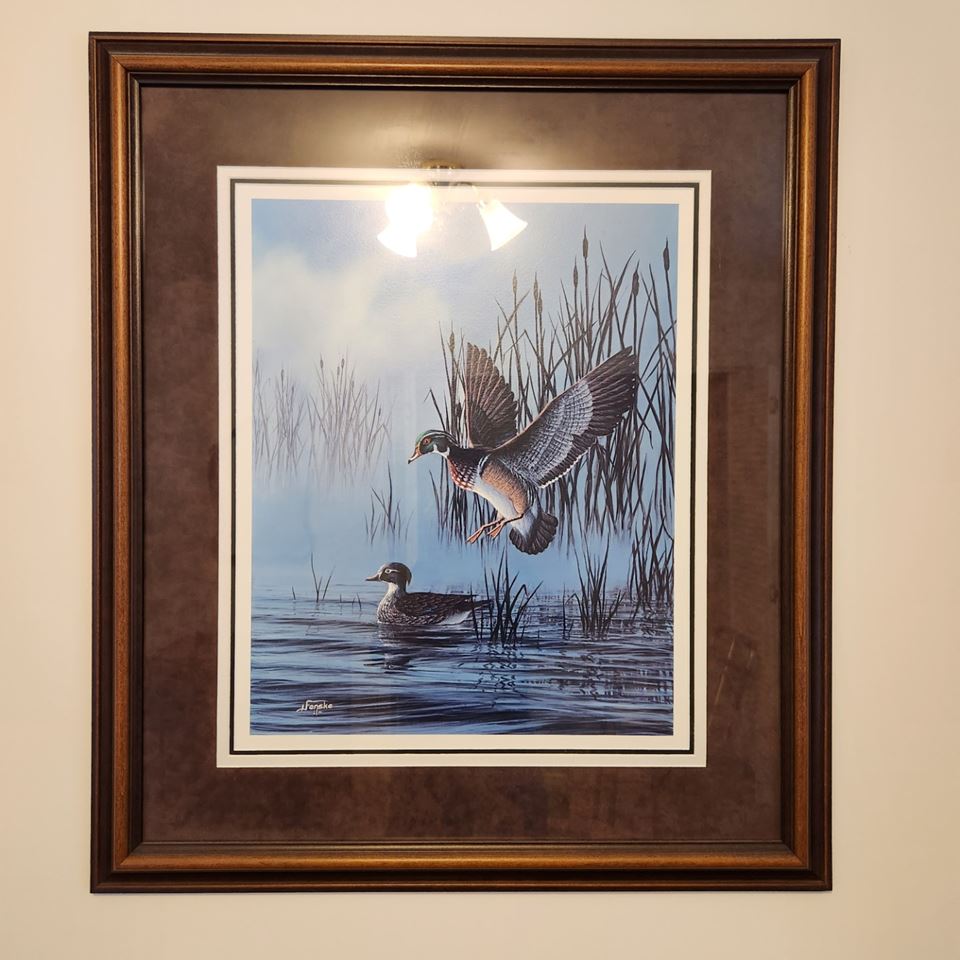 Fenske Duck Print bidding ends 3/3 35.00