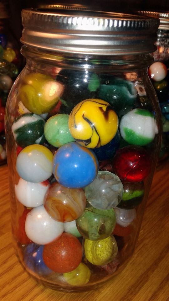 New Agers Estate Auction, Part1 Collections of Marbles & Shell Art, Furniture Tools, Household items