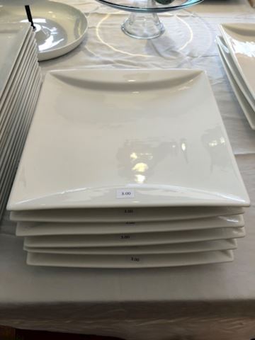 White plates - set/6