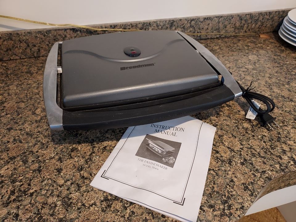 breadman panini press
