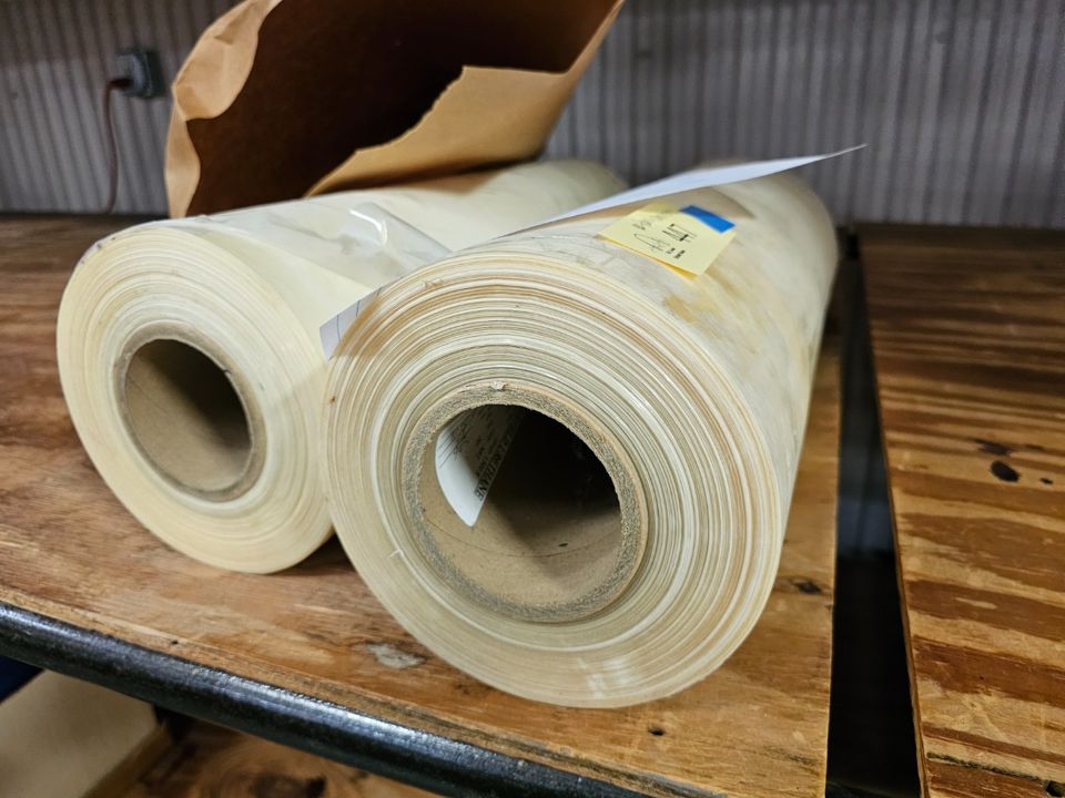 447 Fabric Heat Seal Laminate 200 Yards bidding ends 2/26 40.00