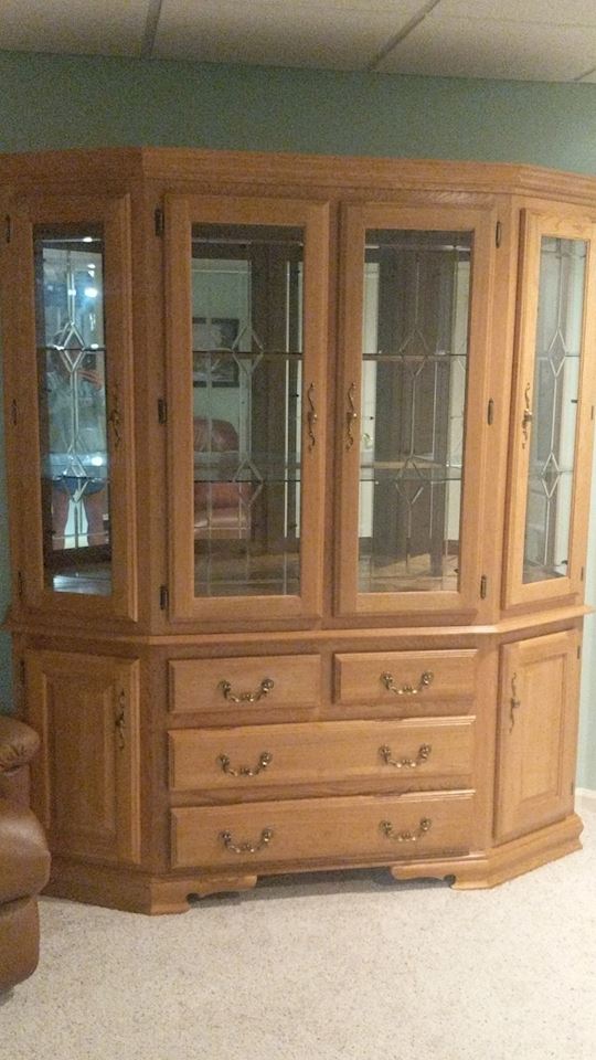 **50% off! Last day! Oak china cabinets, - NORTHVILLE