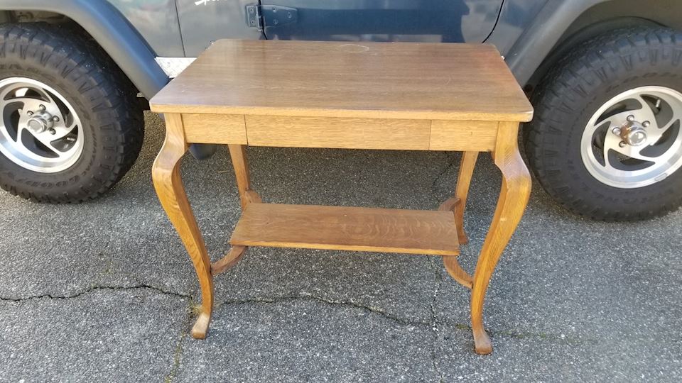 Antique Tiger Oak Desk 4 2 150 00 Estatesales Net