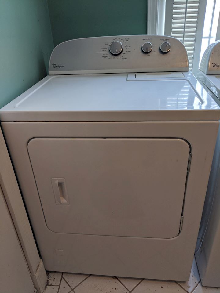 Whirlpool gas dryer, Cherry desk, L-shaped desk, oak table - NORTHVILLE
