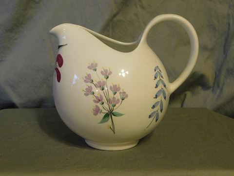 Hallcraft Eva Zeisal bouquet 1 1/4 quart Water Jug