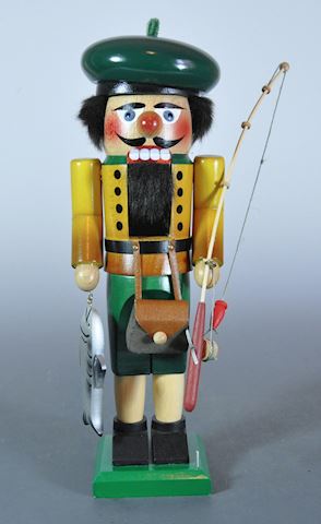 1980s Steinbach 14" The Angler Fisherman Nutcracke