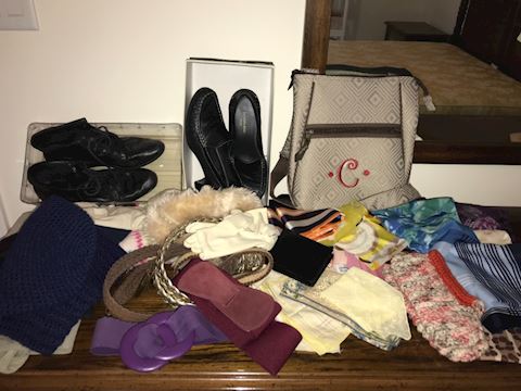 Accessories lot--scarves, gloves, shoes