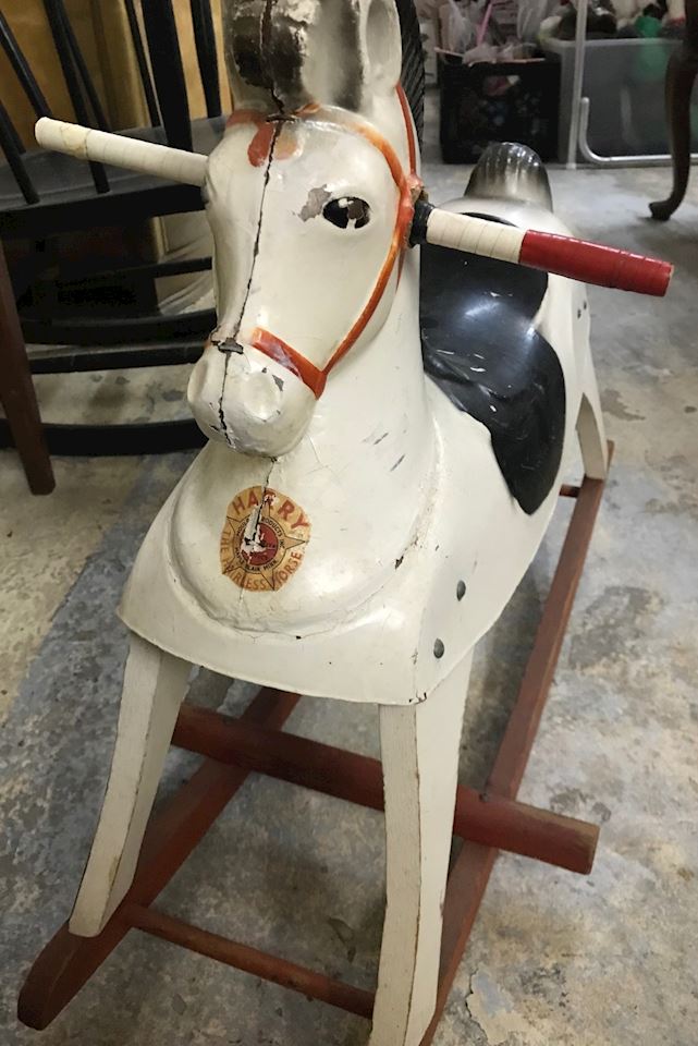 harry the hairless rocking horse