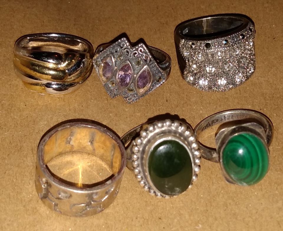 Misc sterling silver, old books auction